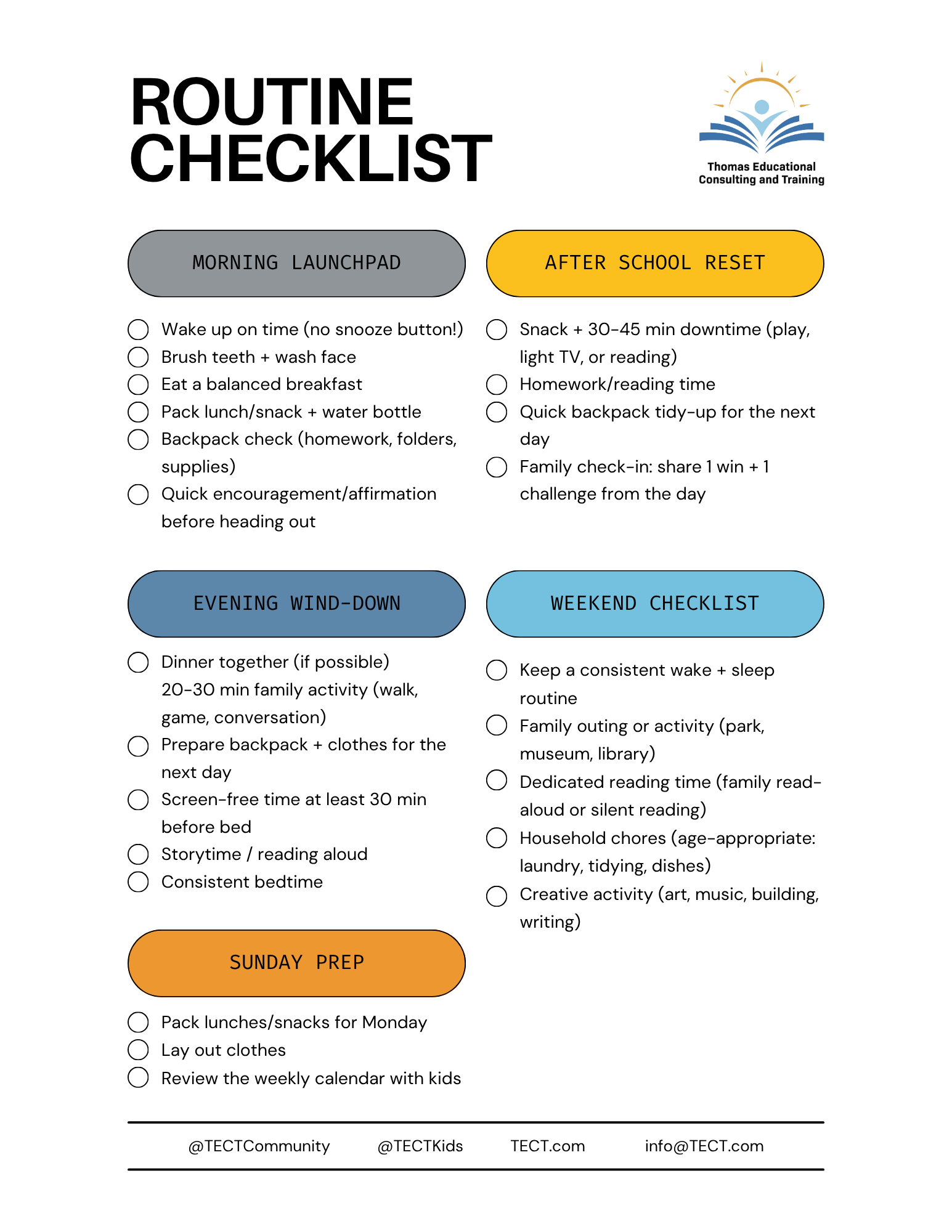 Routine-Checklist